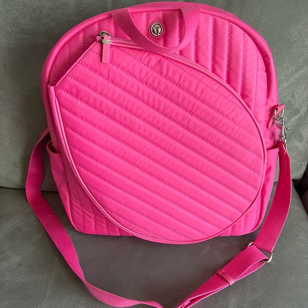 Quilted Nylon Tennis Bag